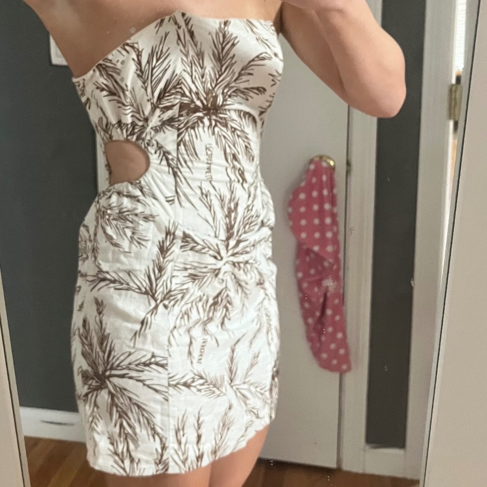Palm tree summer dress